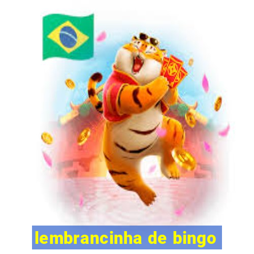 lembrancinha de bingo